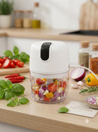 250 mL Electric Chopper with USB – Portable 3-Blade Food & Vegetable Chopper for Kitchen (Copy)