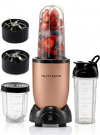 NutriPro™ Portable Mixer Grinder | 3 Jar Smoothie Blender for Juices, Shakes & Grinding | Powerful Personal Blender with Sipper Bottle | Compact Kitchen Mixer with 2 Year Warranty