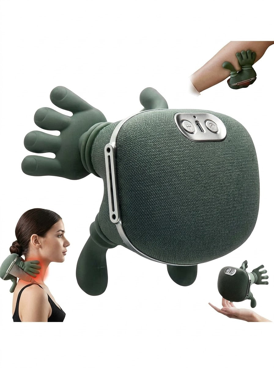 BIONIC™ Premium Fabric Neck & Shoulder Massager | Portable Wearable 3D Massage Device