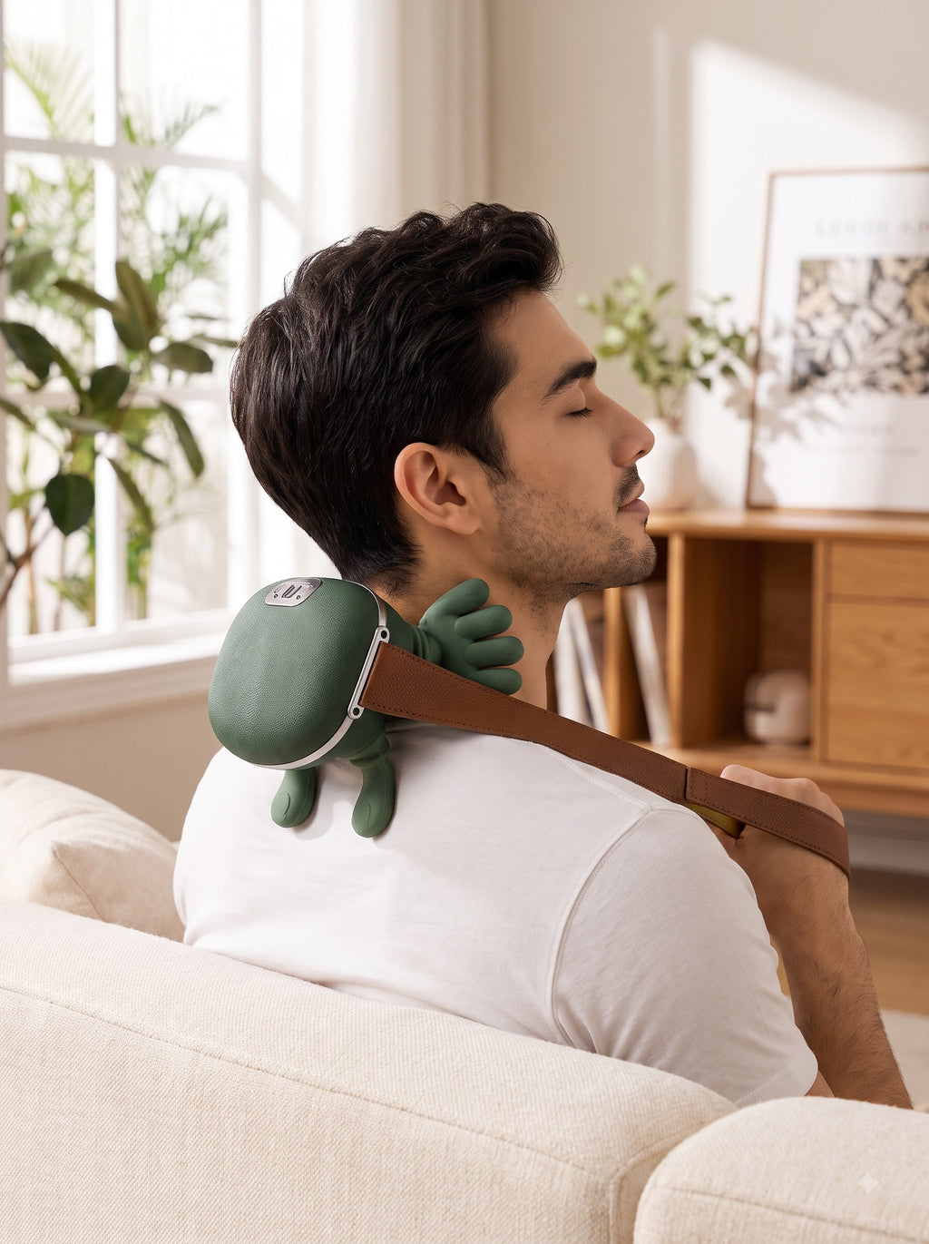 BIONIC™ Premium Fabric Neck & Shoulder Massager | Portable Wearable 3D Massage Device