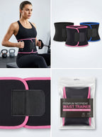 SlimFit Weight Loss Sweat Belt | Tummy Trimmer for Men & Women | Fat Burning Waist Belt for Gym & Yoga | Free Size