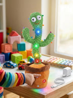 Cute Dancing Cactus Toy – Talking & Singing Plush Toy for Kids and Family Fun