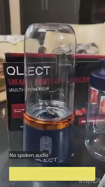 QLECT™ Portable Blender Juicer Bottle – USB Rechargeable Mini Smoothie Maker for Fresh Juices, Shakes & Smoothies Anywhere