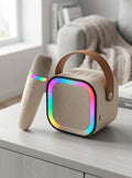 Bluetooth Speaker with Wireless Microphone – Portable Music & Singing Speaker for Kids & Adults