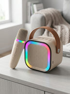 Bluetooth Speaker with Wireless Microphone – Portable Music & Singing Speaker for Kids & Adults