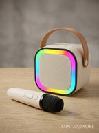 Bluetooth Speaker with Wireless Microphone – Portable Music & Singing Speaker for Kids & Adults